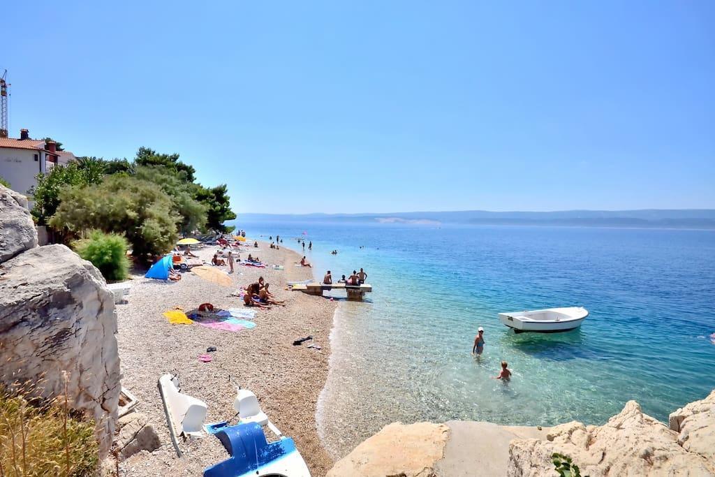 Beach Apartments Mika Lokva Rogoznica Esterno foto